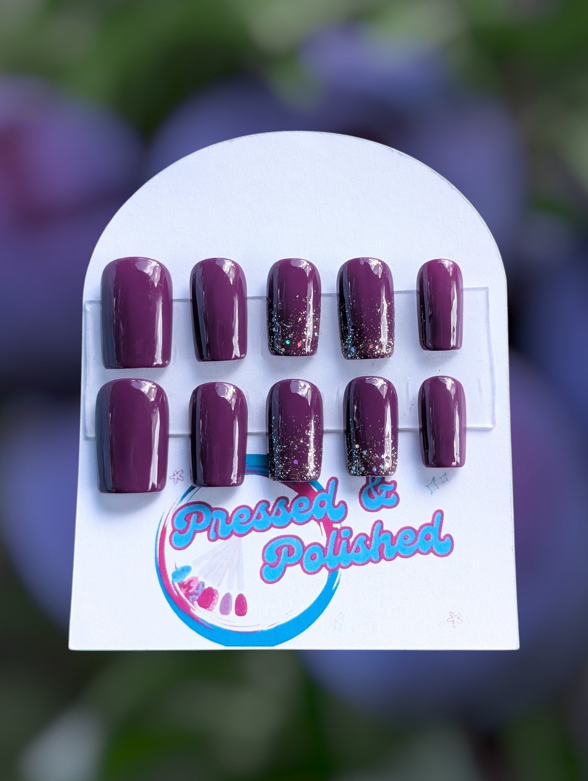 RTW Purple glitter